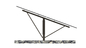 단말뚝 철골 태양 구조 10-30 학위 태양 전지판 지상 장착 시스템
